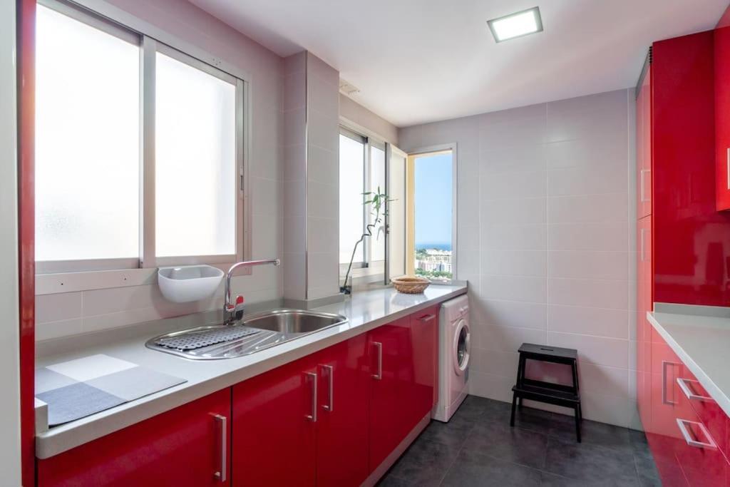 Desayuno Con Vistas, Parking Privado Terraza Leilighet La Cala Del Moral Eksteriør bilde